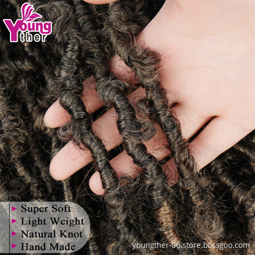 12inch Butterfly Locs Crochet Hair Butterfly Faux Locs Crochet Braids Hair Soft Locs Synthetic Braids